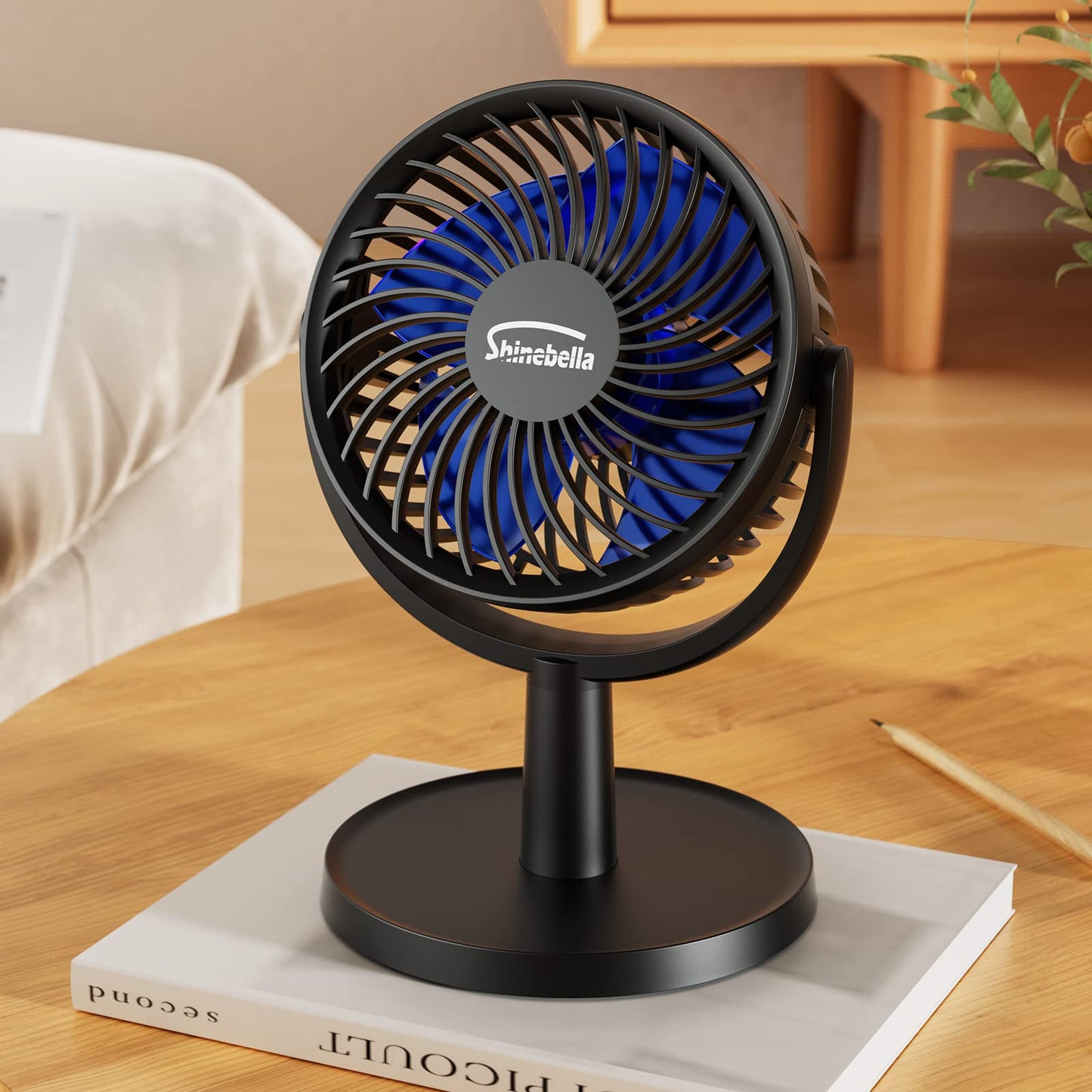 Powerful Rechargeable High Speed Table Desk Fan